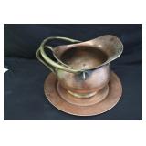 Copper Pot & Plate
