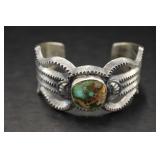 Roland Dixon Silver Cuff Bracelet