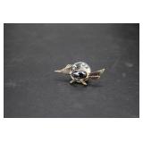 Sterling Roadrunner Pin
