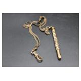 Vintage Mechanical Pencil & Watch Chain