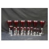 Ruby Red Stemmed Glassware