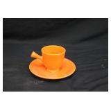 Vintage Orange Demitasse