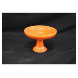 Vintage Orange Compote Candy Dish