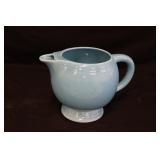 Vintage Turquoise Fiesta Ice Lip Pitcher