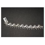New Sterling Horse Bracelet