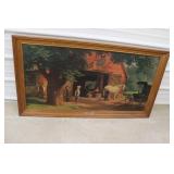 "Horse & Buggy Days " Framed