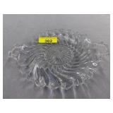 Vintage Glass Serving Plate