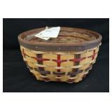 Longaberger 10" Round Basket w/ Liner
