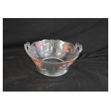 Clear Glass Basket Bowl