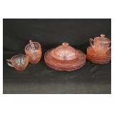 Pink Depression Glassware