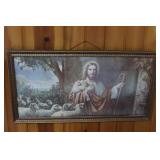 Vintage Framed Religious Print