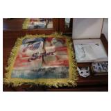 Silk Handkerchiefs & Patriotic Silk Pillow Cover