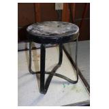 Vintage Metal Milking Stool