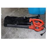 Black & Decker Electric Blower Vac With Attachment