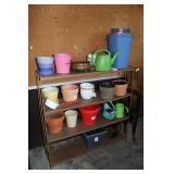 Shelf & Planters