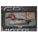 3-D Redhead Duck  Plaque