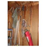Ice Tongs, Duffle Bag, Bench Stretcher