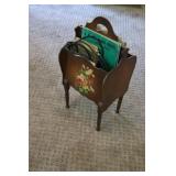 Mahogany Magazine Rack