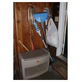 Windchime, Broom, Poly Organizer