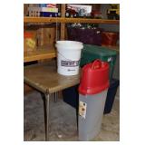 Card Table & Storage Tubs