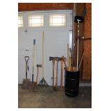 Shovels, Rakes, Axes, Etc.