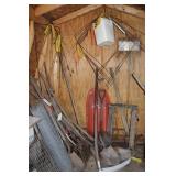 Long Handle Garden Tools & Wire Stakes