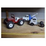 Old Metal Jeep & Trucks