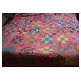 Vintage Hand-Stitched Quilt Top