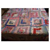 Vintage Hand-Stitched Quilt Top