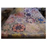 Vintage Hand-Stitched Quilt