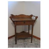 Antique Walnut Wash Stand