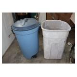 Rolling Trash Cans