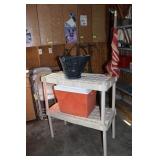 Shelf, Cooler & Coal Bucket