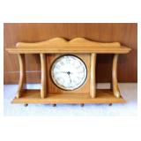 Oak Battery Operated Wall Clock