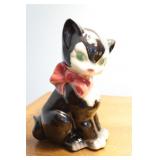 Royal Copley Black Cat Planter