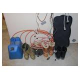 Electric Chords, Boots, & Fuel Can