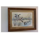 Signed Patrick J. Costello Duck Print