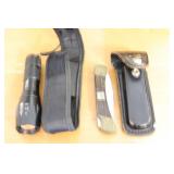 Hunting Knife & Flashlight