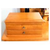 Solid Oak Jewelry Box