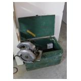 Porter Cable Circular Saw, & Primitive Saw Box