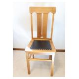 Antique Oak Kitchen Chair