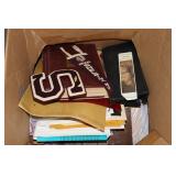 College Textbooks, Pennant, & Letter