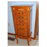 Oak Jewelry Armoire
