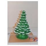 Vintage 17" Lighted Ceramic Christmas Tree