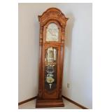 Sligh Mayfield Oak Grandfather Clock