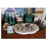 Vintage Lighted Christmas Village