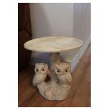Figural Owl End Table