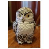 Ceramic Owl Cookie Jar