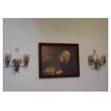 Give Us Our Daily Bread Print & Sconces