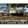SALEM, IA REAL ESTATE & PERSONAL PROPERTY AUCTION